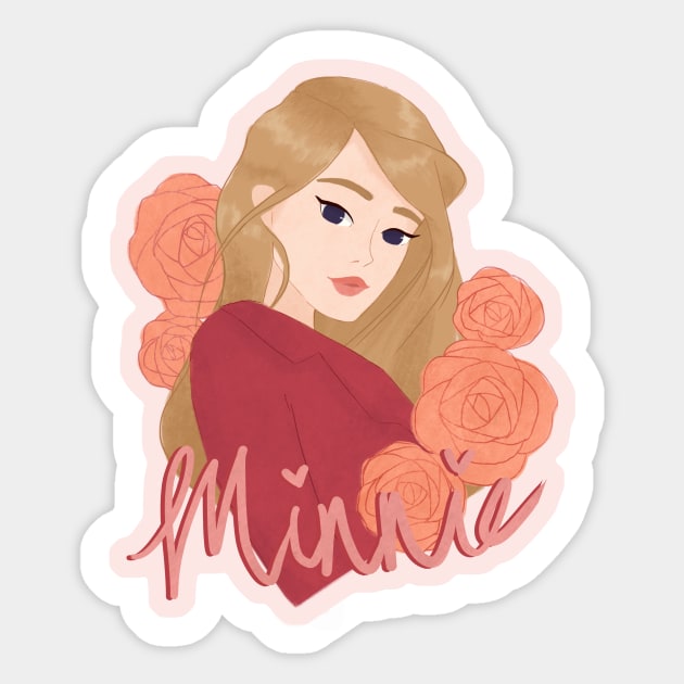 (G)I-DLE - Minnie Sticker by renaesense